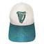 Guinness Harp Baseball Cap in Cream & Spring Green