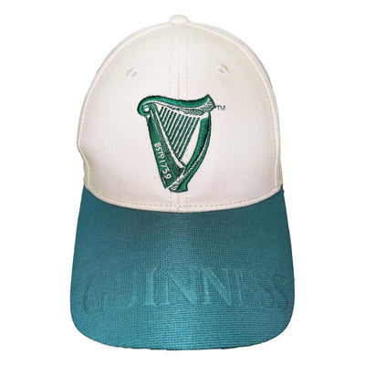Guinness Harp Baseball Cap in Cream & Spring Green