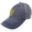 Guinness ‘Harp Emblem’ Baseball Cap in Black Washed Cotton