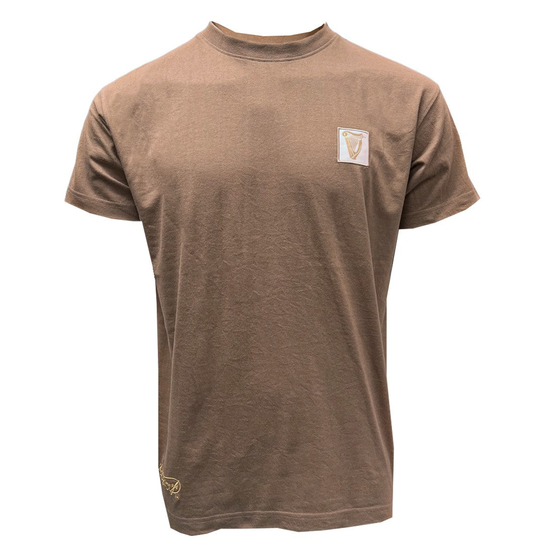 Guinness Harp Patch T-shirt in Brown