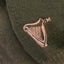 Guinness Harp Sleeve Knit Hoody in Sage Green & Cream
