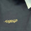 Guinness Harp Stripe Long Sleeve Rugby Shirt - Black & Cream