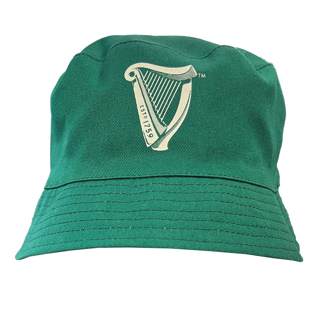 Guinness Harp & Toucan Sun Hat in Spring Green & Cream