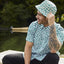 Guinness Harp & Toucan Sun Hat in Spring Green & Cream