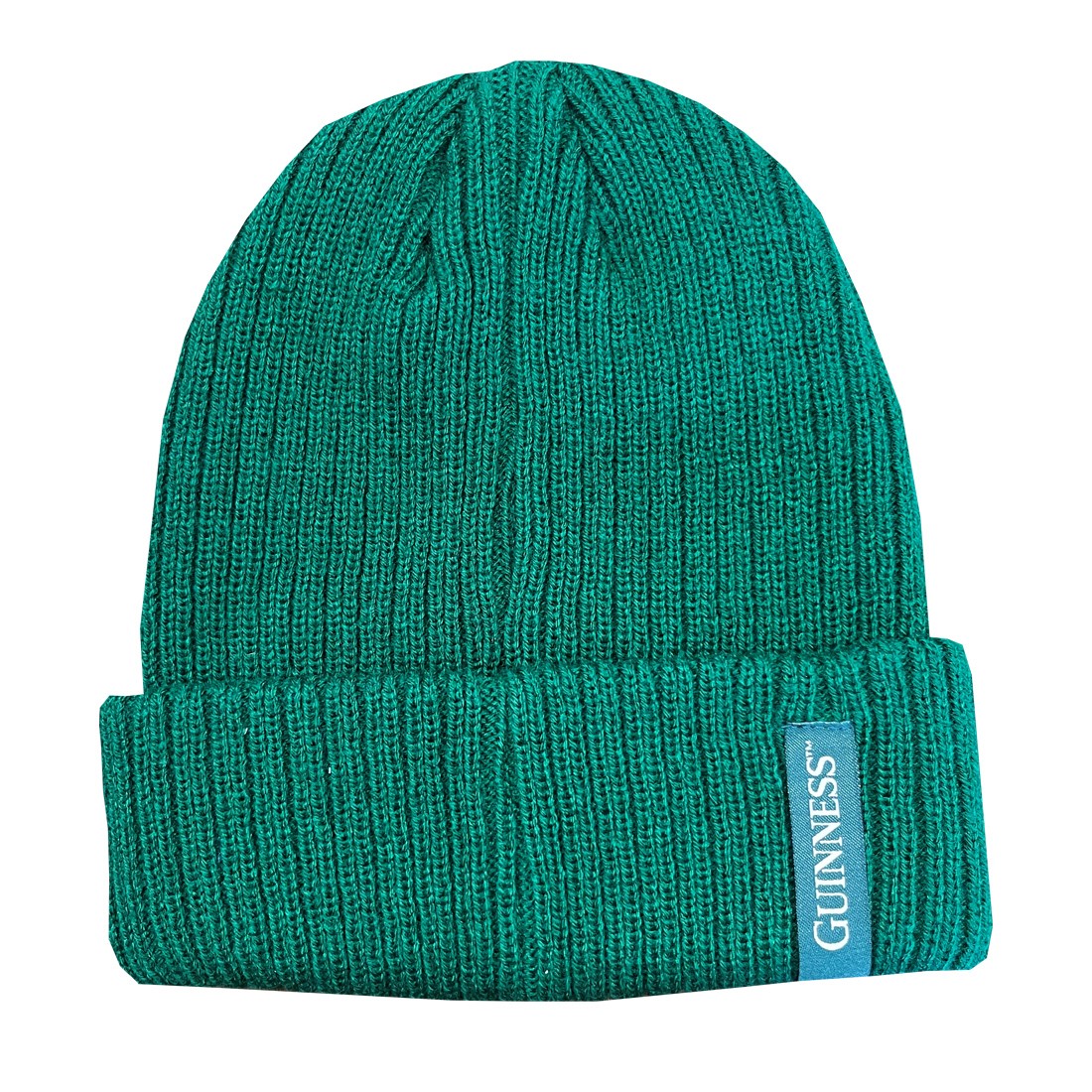 Guinness Harp Turn-Up Knit Hat in Spring Green