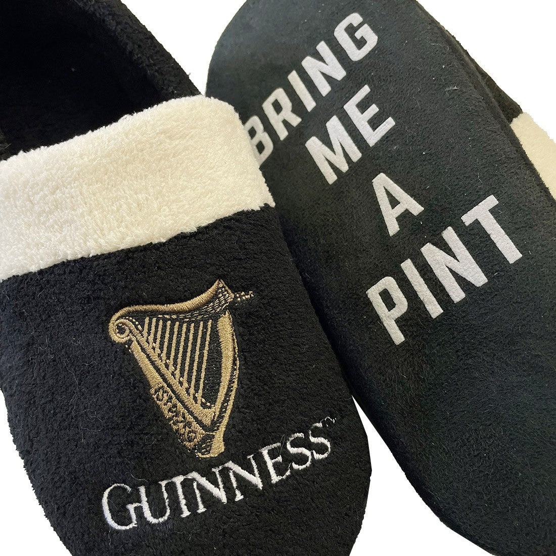 Guinness "If you can read this" Harp Slippers