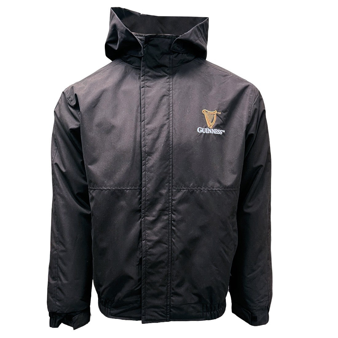 Guinness Jacket with Detachable Hood in Black