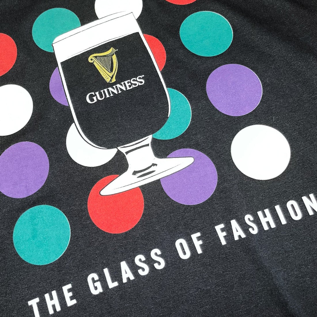 Guinness Ladies Black “Glass of Fashion” T-Shirt