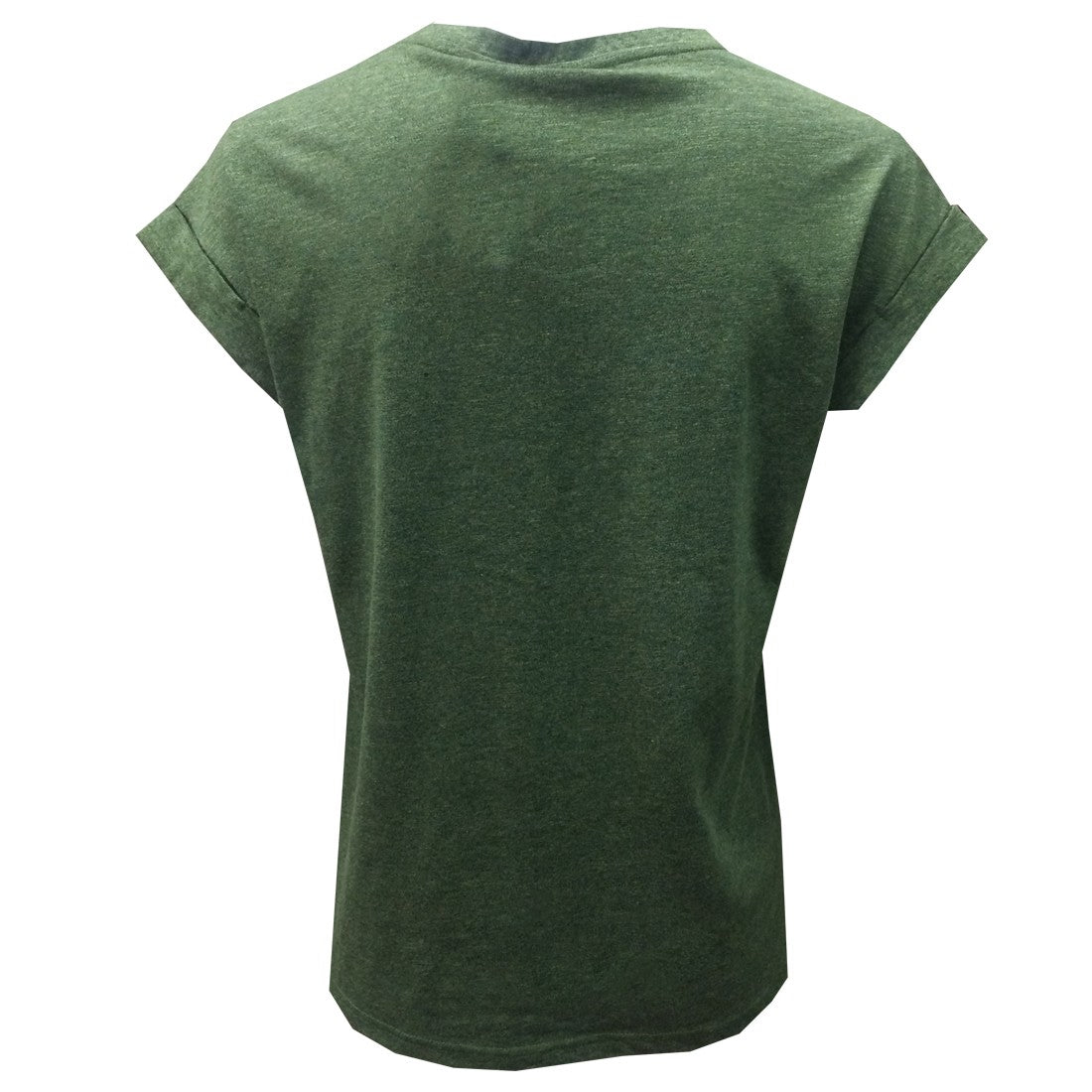 Guinness Ladies Moss Green Label Studded T-Shirt