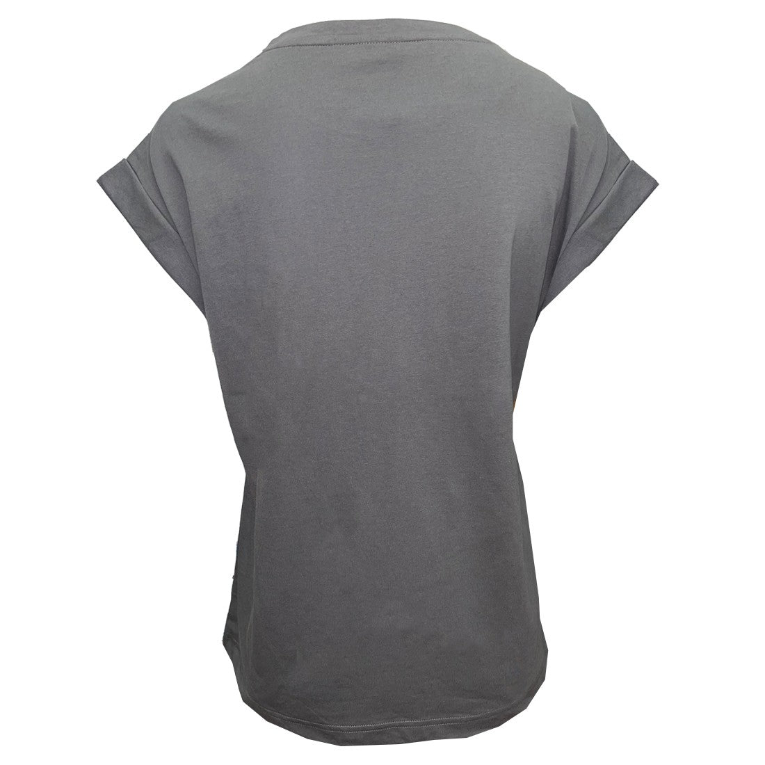 Guinness Ladies Pewter Foil Harp Roll Sleeve T-Shirt