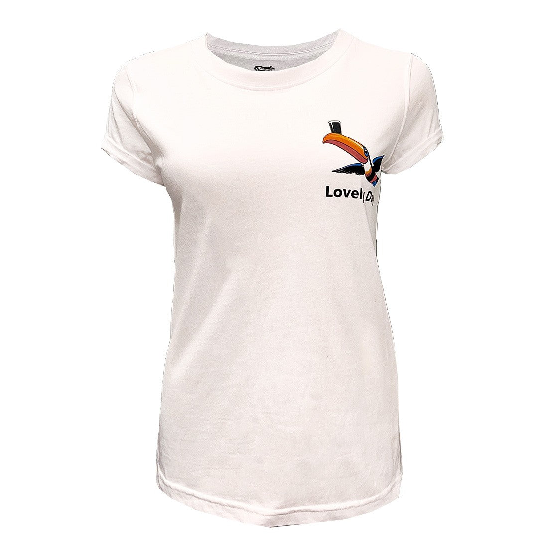 Guinness ‘Lovely Day’ Flying Toucan Ladies T-Shirt in White