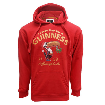 Guinness "Lovely Day for a" Hoodie in Red