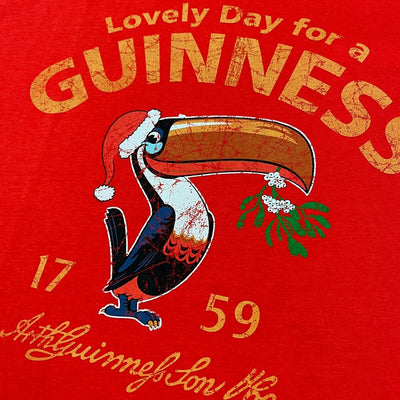Guinness "Lovely Day for a" T-shirt in Red