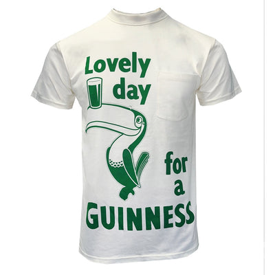 Guinness Lovely Day Pocket T-shirt in Cream