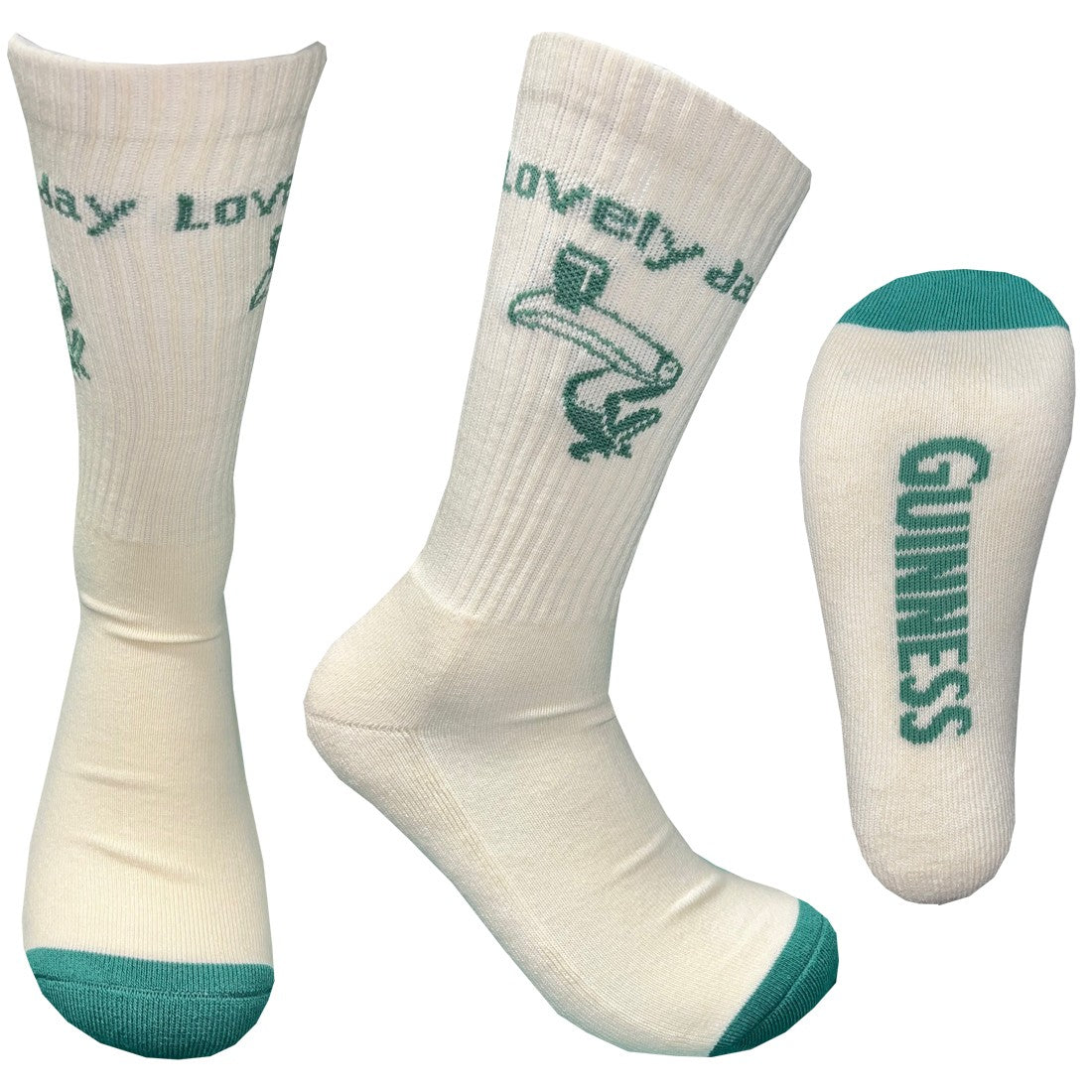 Guinness Lovely Day Sports Socks in Cream
