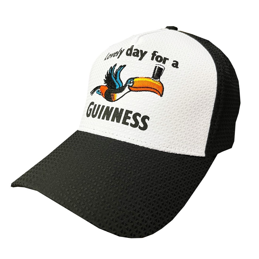 Guinness Lovely Day Toucan Baseball Cap in Black & White