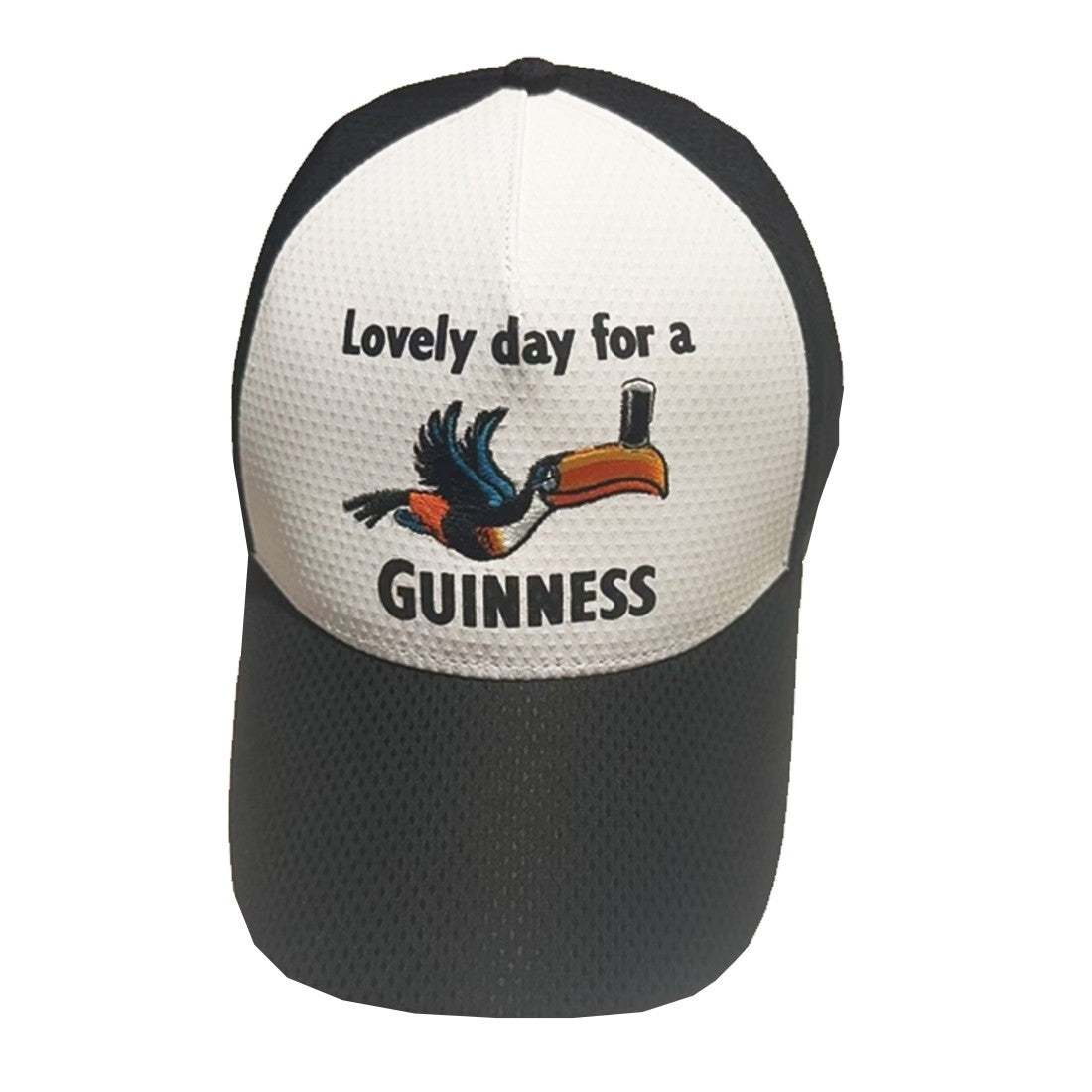 Guinness Lovely Day Toucan Baseball Cap in Black & White