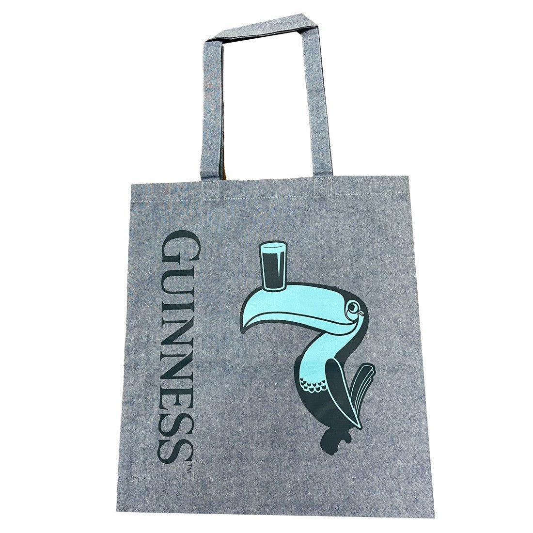 Guinness Lovely Day Toucan Tote Bag in Denim Blue