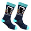 Guinness "Make Mine a Guinness" Socks in Navy & Turquoise