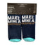 Guinness "Make Mine a Guinness" Socks in Navy & Turquoise