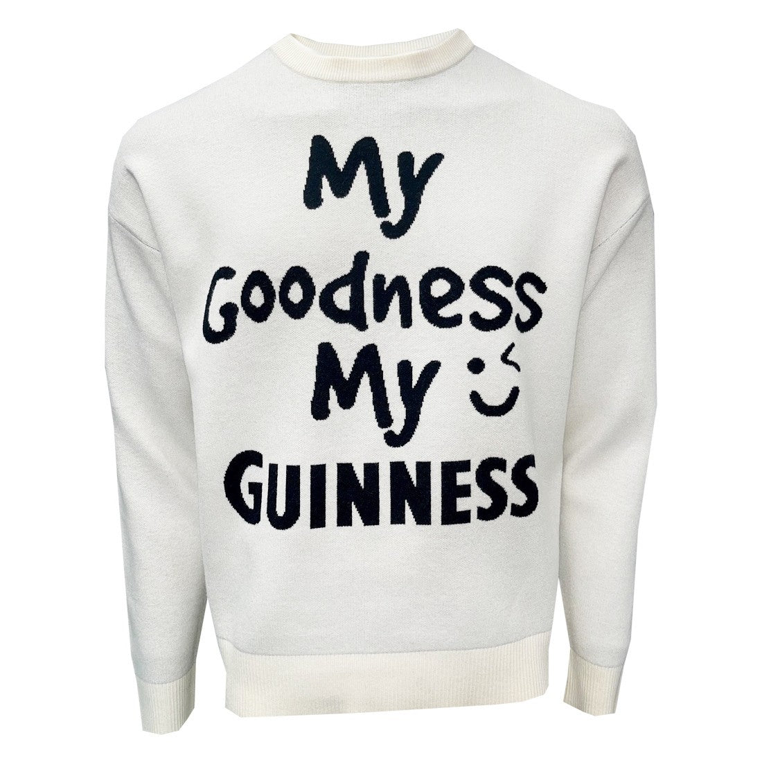 Guinness ‘My Goodness’ Knit Jumper in Cream
