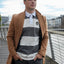 Guinness Pewter Cream Long Sleeve Rugby Shirt