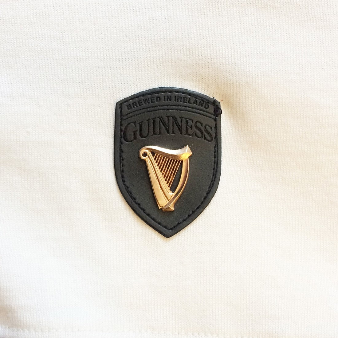 Guinness Pewter Cream Long Sleeve Rugby Shirt