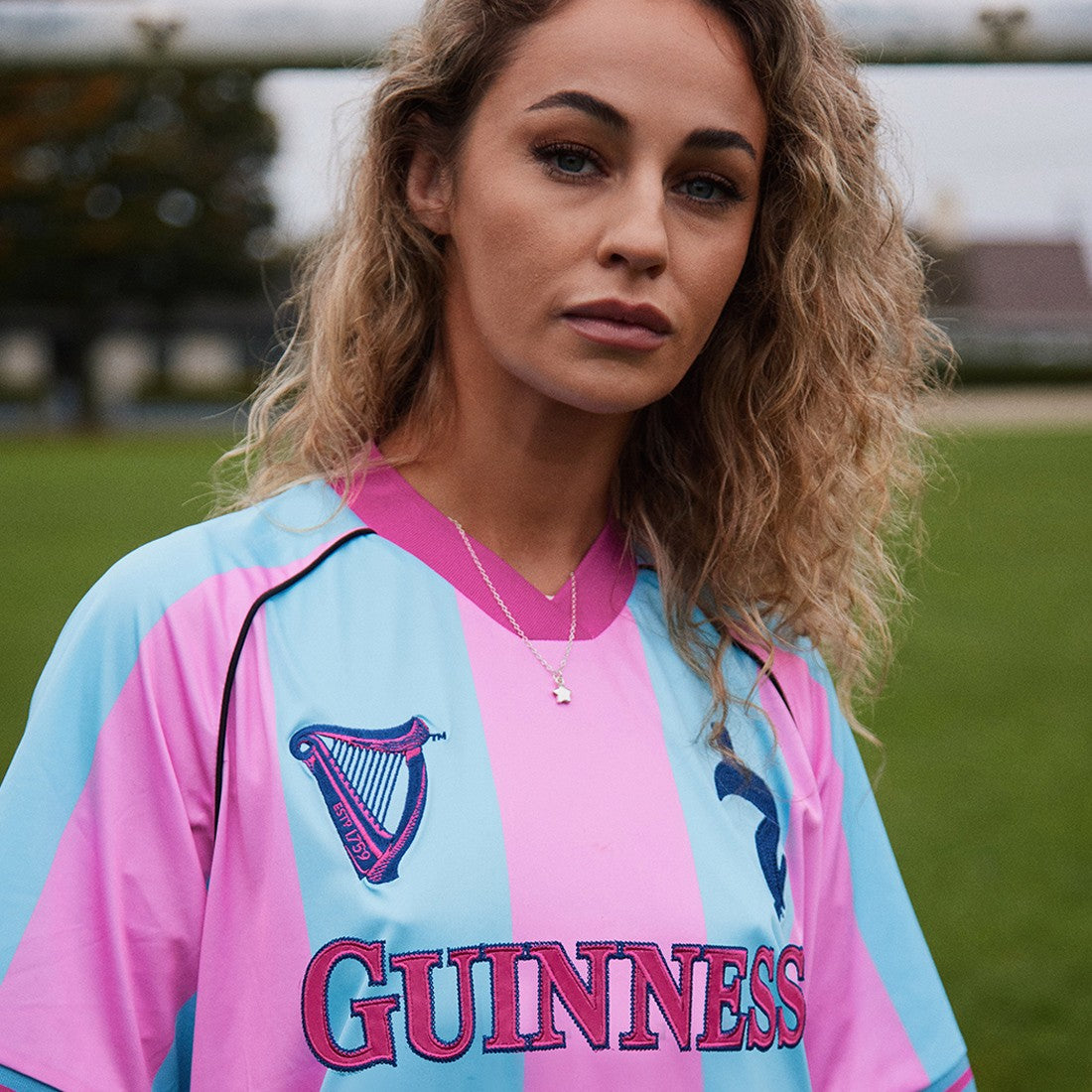 Guinness “Pink & Blue Stripe” Performance Top