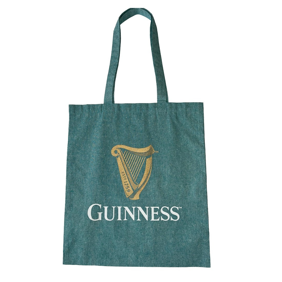 Guinness Piqué Cotton Tote Bag in Green