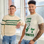 Guinness Rib Knit Jumper in Cream & Spring Green