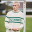 Guinness Rib Knit Jumper in Cream & Spring Green