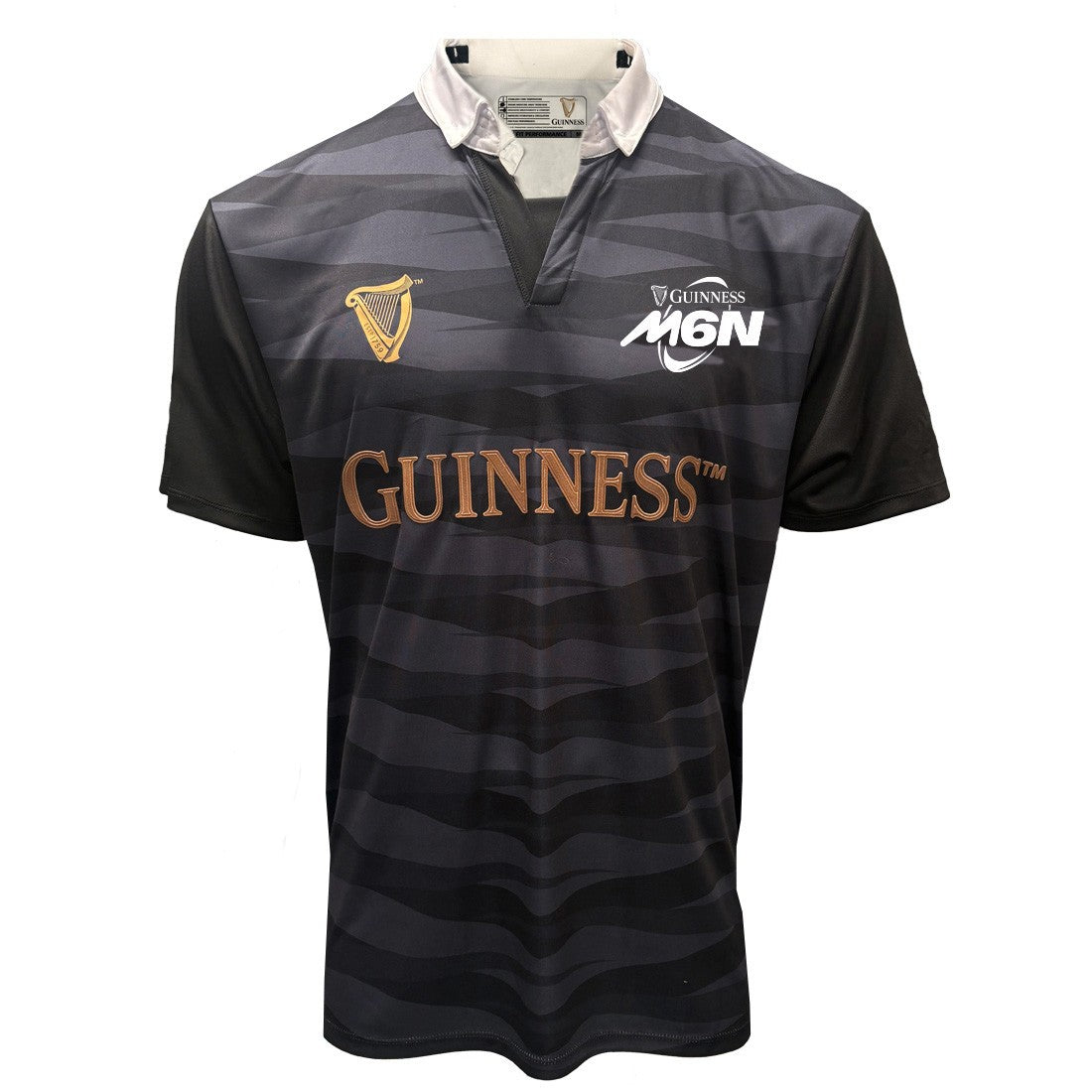 Guinness “Six Nations Rugby Performance” Top in Black & Grey