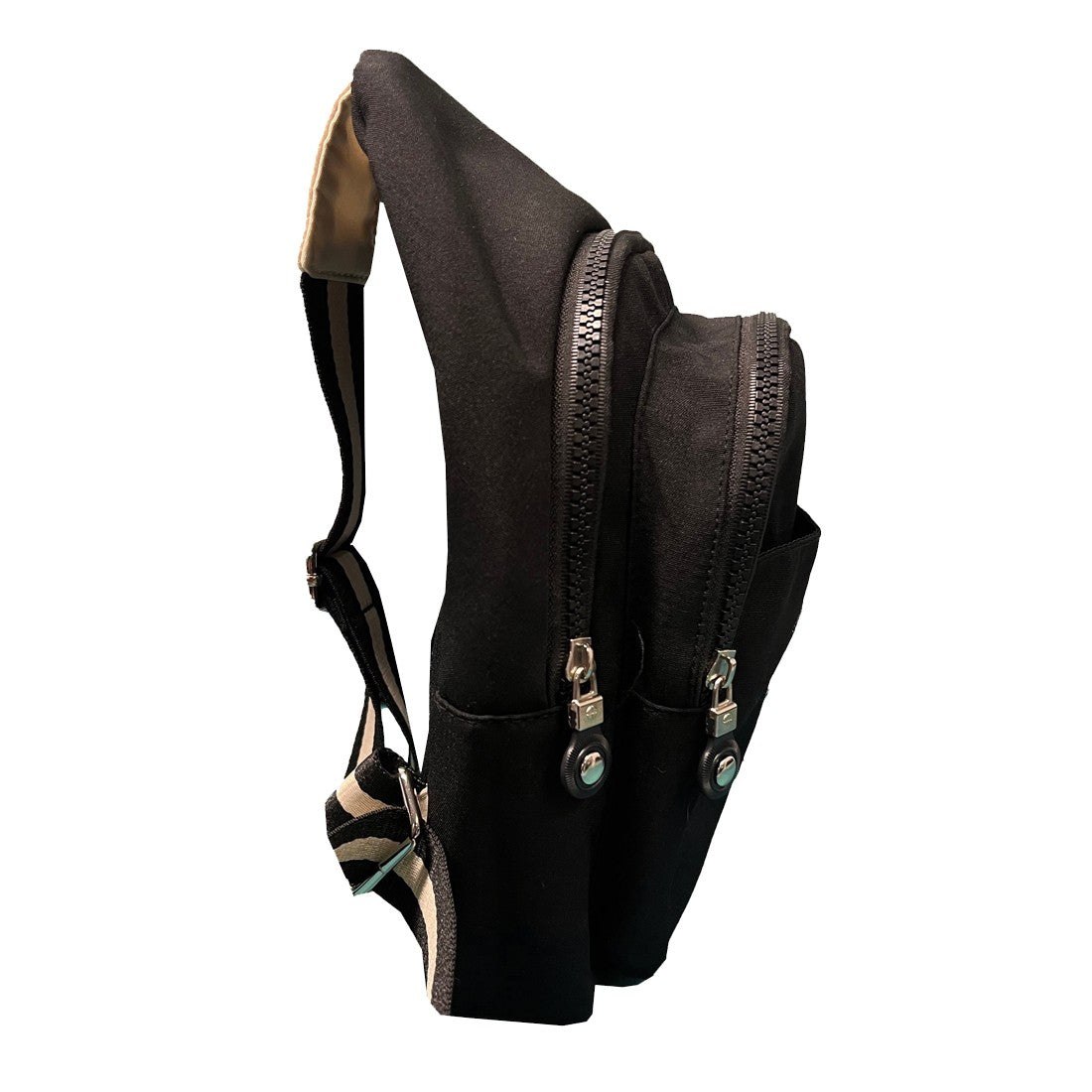 Guinness Smiling Pint Crossbody Bag in Black & Cream