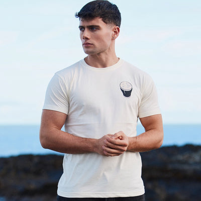 Guinness Smiling Pint T-shirt in Cream