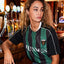 Guinness Striped Performance Top - Black & Bottle Green