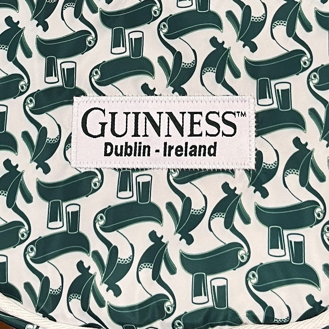 Guinness Toucan Crossbody Bag in Spring Green & Cream
