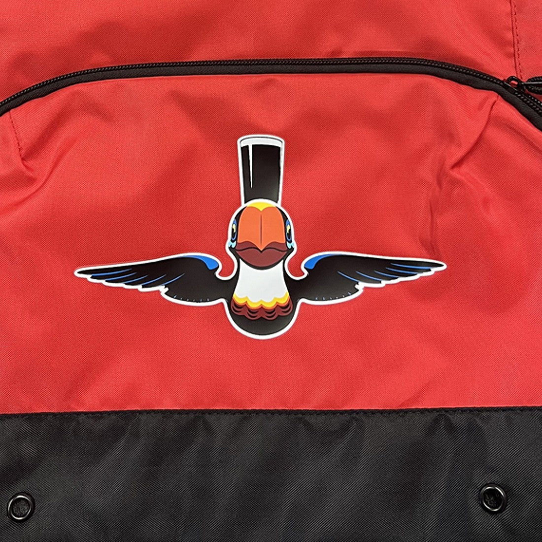 Guinness Toucan Drawstring Bag in Red & Black