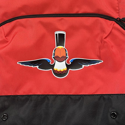 Guinness Toucan Drawstring Bag in Red & Black