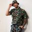 Guinness Toucan Hawaiian Print Short Sleeve Shirt in Black