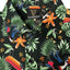 Guinness Toucan Hawaiian Print Short Sleeve Shirt in Black