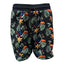 Guinness Toucan Hawaiian Print Swim Shorts in Black