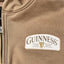 Guinness Trademark Quarter-Zip Hoodie in Brown