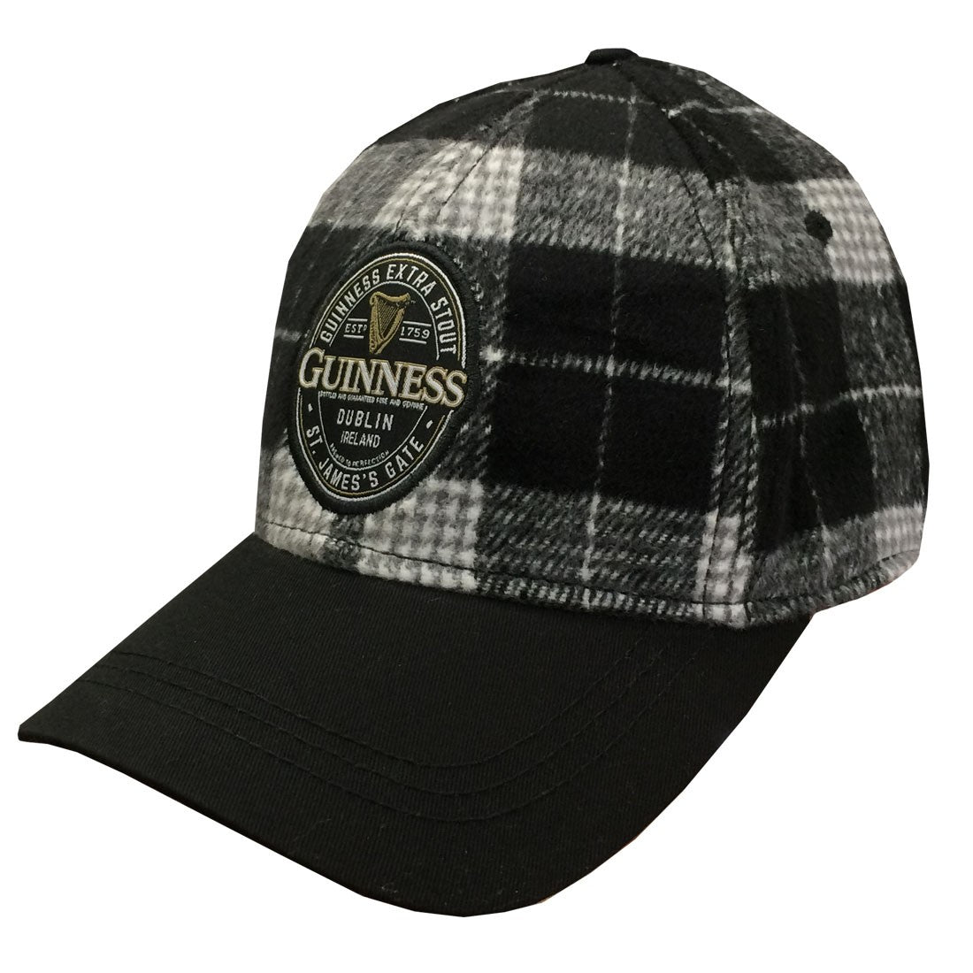 Guinness Tweed Patch Baseball Cap in Grey