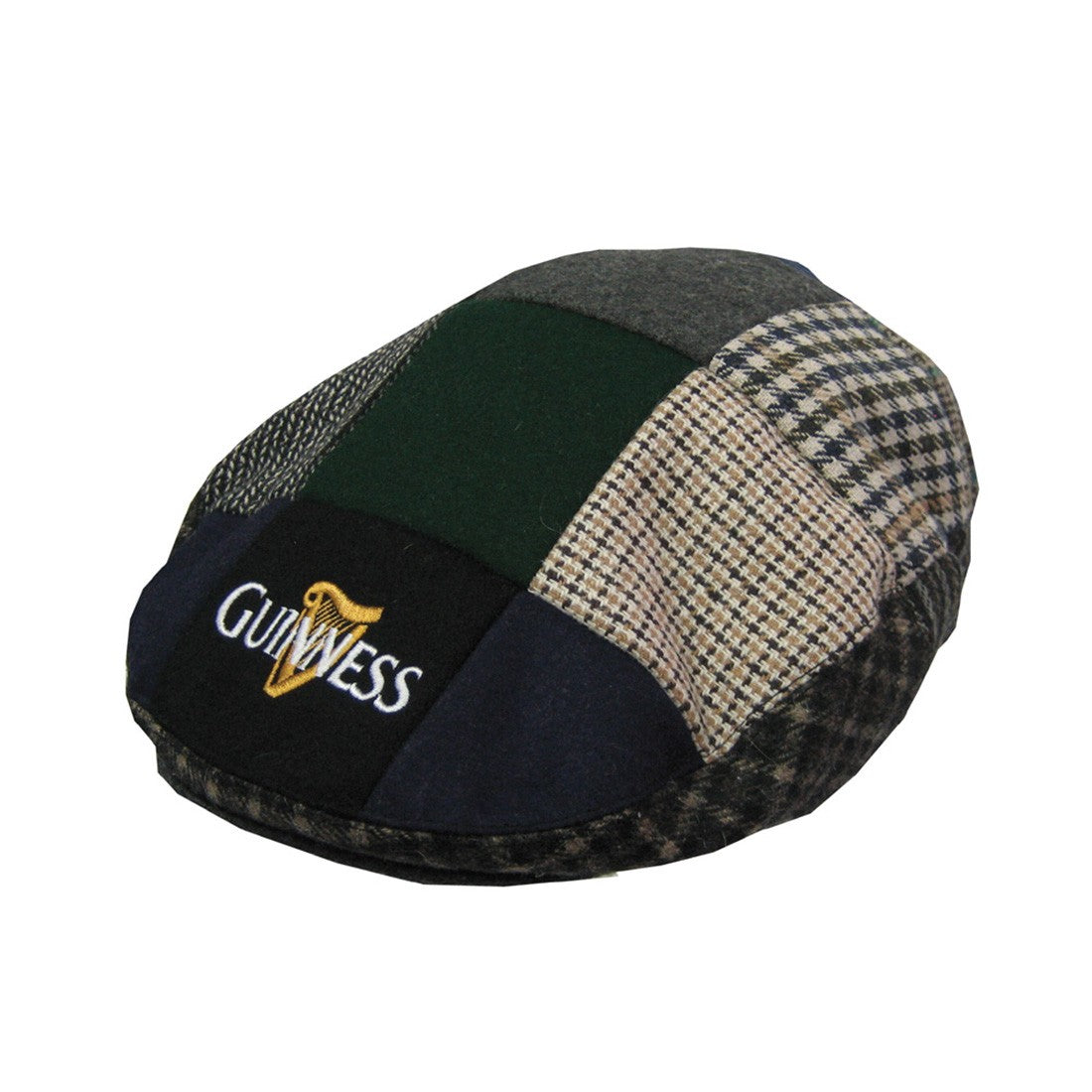 Guinness Tweed-Style Patchwork Flat Cap