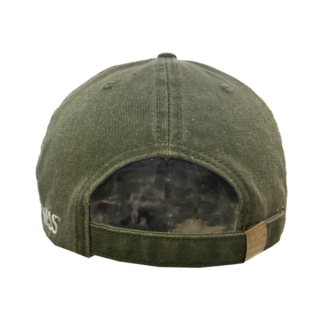 Guinness Washed Harp Baseball Cap in Bottle Green
