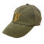 Guinness Washed Harp Baseball Cap in Bottle Green