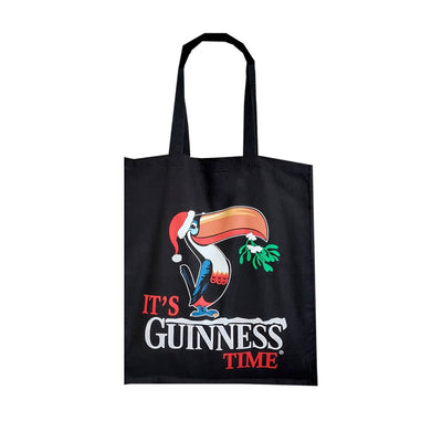 Guinness Xmas Toucan Tote Bag in Black