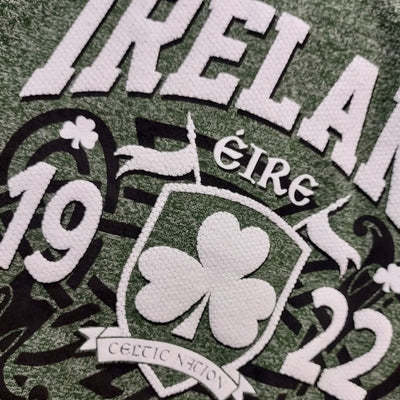 Ireland 1922 Tape Sleeve Kids T-shirt in Moss Green