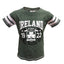 Ireland 1922 Tape Sleeve Kids T-shirt in Moss Green