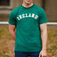 Ireland Appliqué T-Shirt in Evergreen & Cream